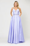 Load image into Gallery viewer, Pageant Mikado A-line Dress - LAY8672 - LILAC - LAY
