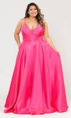 Load image into Gallery viewer, Plus Size Bridesmaids Dresses -LAYW1070 - FUCHSIA - LA Merchandise