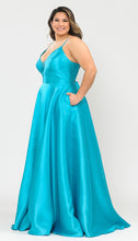 Load image into Gallery viewer, Plus Size Bridesmaids Dresses -LAYW1070 - TEAL - LA Merchandise