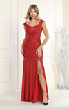 Load image into Gallery viewer, Plus Size Formal Evening Gown - LA7950 - RED - LA Merchandise
