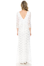 Load image into Gallery viewer, La Merchandise LN5239 Plus Size Long Sleeve Lace Mother of Bride Dress - - LA Merchandise