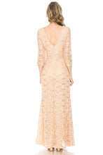Load image into Gallery viewer, La Merchandise LN5239 Plus Size Long Sleeve Lace Mother of Bride Dress - - LA Merchandise