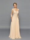 Load image into Gallery viewer, Plus Size Mother Of The Bride Dress - LADK303 - CHAMPAGNE - LA Merchandise
