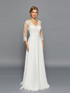 Load image into Gallery viewer, Plus Size Mother Of The Bride Dress - LADK303 - OFF WHITE - LA Merchandise