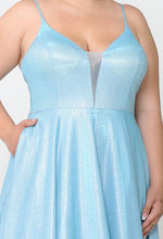 Load image into Gallery viewer, Plus Size Shiny Dress -LAYW1048 - - LA Merchandise
