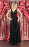 Load image into Gallery viewer, Prom Dresses Plus Size - LA7948 - BLACK - Dress LA Merchandise
