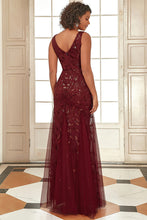 Load image into Gallery viewer, La Merchandise LAA7886 Burgundy Wholesale Sleeveless Formal Gown - - LA Merchandise