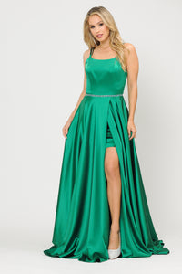 Prom Formal Gown - LAY8652 - GREEN - LA Merchandise