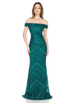Load image into Gallery viewer, Prom Formal Gown - LN5224 - HUNTER GREEN - LA Merchandise