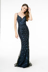 Load image into Gallery viewer, Prom Mermaid Dress - LAS2917 - NAVY - LA Merchandise