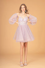 Load image into Gallery viewer, Prom Short Dress - LAS3095 - MAUVE - LA Merchandise