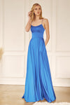 Load image into Gallery viewer, Prom Simple Long Dress - LAT278 - ROYAL BLUE - LA Merchandise
