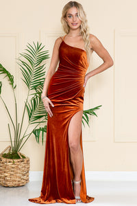 La Merchandise LAA6118 Prom Velvet Wholesale Long Dresses - SIENNA - Dress LA Merchandise