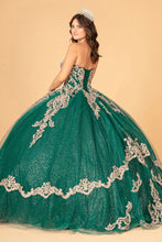 Load image into Gallery viewer, Quinceanera Gown w/ Long Mesh Cape - LAS3078 - - LA Merchandise