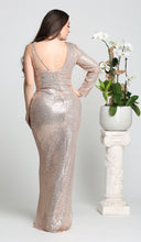 Load image into Gallery viewer, Sequined Formal Gown-LA7867