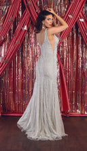 Load image into Gallery viewer, LA Merchandise LA7881 Beaded Long Champagne Special Occasion Gown