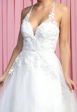 Load image into Gallery viewer, V- neckline Wedding Ivory Dress - LA7882 - - LA Merchandise