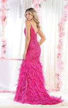 Load image into Gallery viewer, LA Merchandise LA7979 Special Occasion Dress W/ Feathers