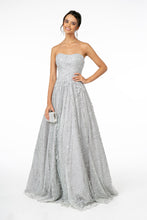 Load image into Gallery viewer, Red Carpet A-line Gowns - LAS2921 - SILVER - LA Merchandise