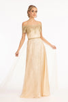Load image into Gallery viewer, Red Carpet Formal Dress - LAS2942 - CHAMPAGNE - LA Merchandise