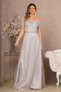 Red Carpet Formal Dress - LAS2942 - SILVER - LA Merchandise