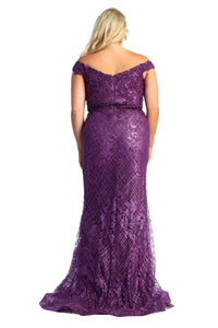 Red Carpet Formal Gown & Plus Size - LA7930 - - Dress LA Merchandise