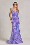 Load image into Gallery viewer, Red Carpet Gown - LAXR1072 - LILAC - LA Merchandise