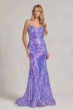 Load image into Gallery viewer, Red Carpet Gown - LAXR1072 - LILAC - LA Merchandise