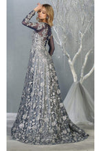 Load image into Gallery viewer, Red Carpet Long Sleeve Formal Evening Gown - LA7875 - - LA Merchandise