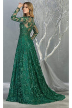Load image into Gallery viewer, Red Carpet Long Sleeve Formal Evening Gown - LA7875 - - LA Merchandise