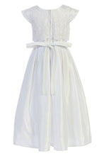 Load image into Gallery viewer, Lace and Satin Flower Girl Dress with Pockets - LAK785