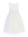 Load image into Gallery viewer, La Merchandise LAK473 Ivory Satin &amp; Tulle Flower Girl Dress - - LA Merchandise