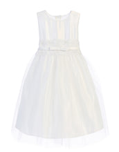Load image into Gallery viewer, La Merchandise LAK473 Ivory Satin &amp; Tulle Flower Girl Dress - - LA Merchandise