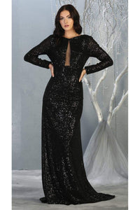 Sequin Formal Dress - LA7795 - - LA Merchandise