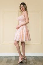 Load image into Gallery viewer, Sequined Homecoming Dress -LAY8930 - - LA Merchandise