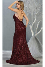 Load image into Gallery viewer, Sequined Prom Long Dress &amp; Plus Size - LA7852 - - LA Merchandise