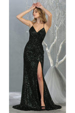 Load image into Gallery viewer, Sequined Prom Long Dress &amp; Plus Size - LA7852 - - LA Merchandise