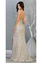 Load image into Gallery viewer, Sequined Prom Long Dress &amp; Plus Size - LA7852 - - LA Merchandise