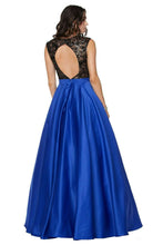 Load image into Gallery viewer, La Merchandise LAT661 Elegant Sleeveless Cutout Back A-line Dress - - LA Merchandise
