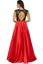 Load image into Gallery viewer, La Merchandise LAT661 Elegant Sleeveless Cutout Back A-line Dress - - LA Merchandise