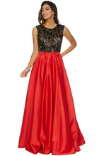 Load image into Gallery viewer, La Merchandise LAT661 Elegant Sleeveless Cutout Back A-line Dress - Red - LA Merchandise