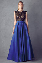 Load image into Gallery viewer, La Merchandise LAT661 Elegant Sleeveless Cutout Back A-line Dress - Royal Blue - LA Merchandise