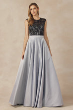 Load image into Gallery viewer, La Merchandise LAT661 Elegant Sleeveless Cutout Back A-line Dress - Silver - LA Merchandise