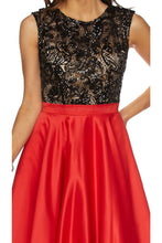 Load image into Gallery viewer, La Merchandise LAT661 Elegant Sleeveless Cutout Back A-line Dress - - LA Merchandise