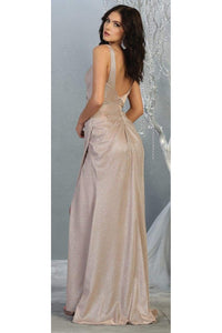 Sexy Metallic Prom Dress - LA1768 - - LA Merchandise
