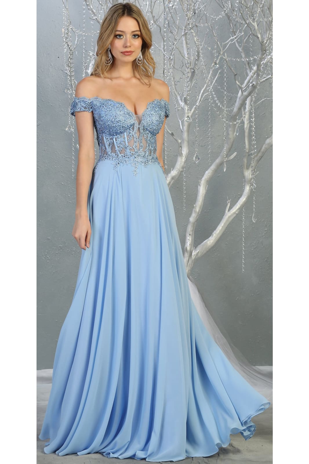 Sexy Off Shoulder Wedding Dress - LA1714B - - LA Merchandise