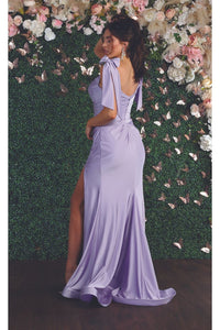 La Merchandise LA1858 Sexy Off The Shoulder Stretchy Bridesmaids Gown - - LA Merchandise
