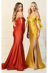 Load image into Gallery viewer, La Merchandise LA1858 Sexy Off The Shoulder Stretchy Bridesmaids Gown - - LA Merchandise