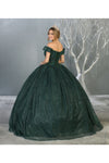 Load image into Gallery viewer, La Merchandise LA151 Shimmering Off Shoulder Quinceanera Ball Gown - - LA Merchandise
