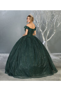 La Merchandise LA151 Shimmering Off Shoulder Quinceanera Ball Gown - - LA Merchandise